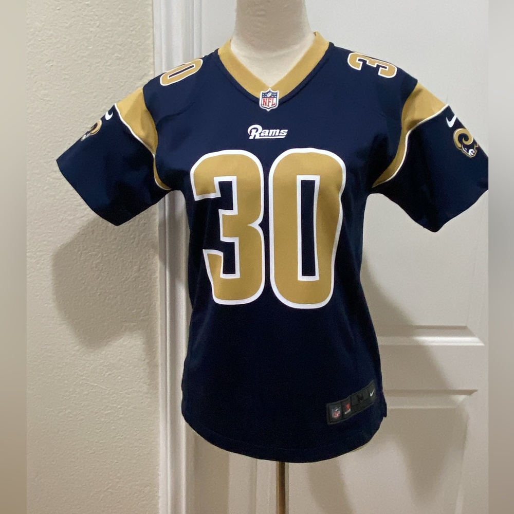 Los Angeles Rams NFL Jersey old school blue gold Todd Gurley II size M 10/12